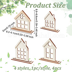 Plateaux de service en bois&nbsp;DIY-WH0349-305