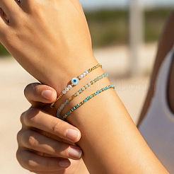 3 Stück Armband-Set aus Messing&nbsp;WN5918-2