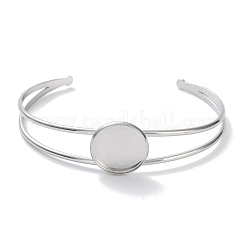 Fabrication de bracelets en acier inoxydable 304 anti-ternissement&nbsp;BJEW-B090-03C-P