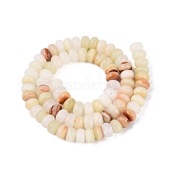 Colliers de perles en calcite verte naturelle à bandes (jade afghan)&nbsp;G-N367-02A-03