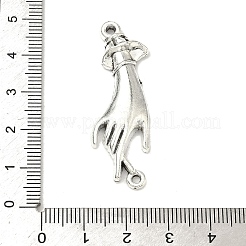 Connecteurs de liens en alliage de zinc de style tibétain&nbsp;X-TIBEP-R334-233AS-RS