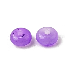 Perles de verre imitation jade peintes à la cuisson&nbsp;DGLA-C005-A01-3x6mm-10