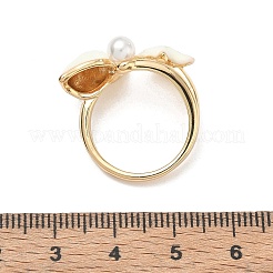 Fingerringe aus Messing und Emaille im Ozean-Stil&nbsp;RB-CBAD847-01C-G