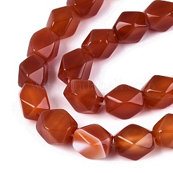Chapelets de perles rouges en agate naturelle&nbsp;GG-N361-06A-03