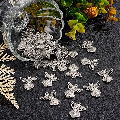 DIY-Sets zum Basteln von Schlüsselanhängern mit Engelsanhängern&nbsp;DIY-SC0019-04