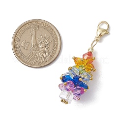 Decorazione pendente perline di vetro albero&nbsp;HJEW-JM02611