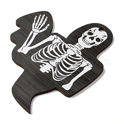 Halloween bedruckte große Holzanhänger&nbsp;LS-WOOD-I016-01D
