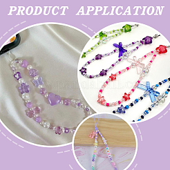 Kits de perles acryliques opaques et transparentes&nbsp;MACR-SP0001-48C
