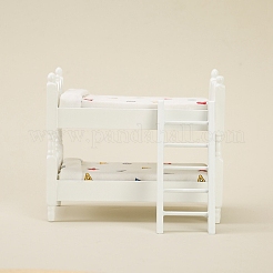 Holz kinder doppel-schicht etagenbett miniatur ornamente&nbsp;PW-WG88645-01