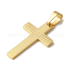 PVD-Vakuumbeschichtung 304 Edelstahlanhänger&nbsp;STAS-C105-04G