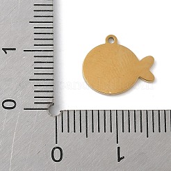 304 Edelstahl-Emaille-Anhänger&nbsp;STAS-K312-05D-G