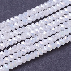 Chapelets de perles en verre électroplaqué&nbsp;EGLA-R048-2mm-36