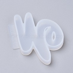 Lettre moules en silicone bricolage&nbsp;DIY-I034-08W