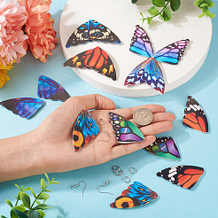 DIY-Set zur Herstellung von Schmetterlingsflügel-Ohrringen&nbsp;FIND-TA0002-80