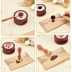 Ensemble de timbres de cire de noël&nbsp;AJEW-WH20040-002