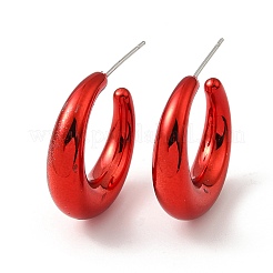 Orecchini ad anello in acrilico&nbsp;EJEW-P251-34