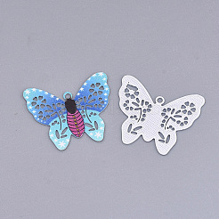 Pendentifs en laiton imprimés&nbsp;LS-KKC-R002-01F