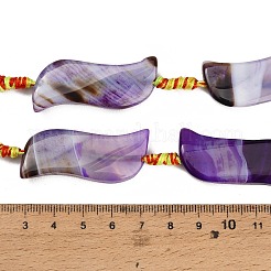 Brins de perles d'agate naturelles teintées et chauffées&nbsp;GG-CBAB9C6-B02-01