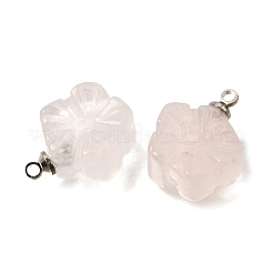 Natürlichen Rosenquarz Anhänger&nbsp;GG-CBA487A-01P-03