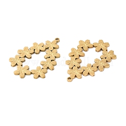 Colgantes de acero inoxidable quirúrgico 316L con revestimiento iónico (IP)&nbsp;STAS-H213-36G