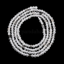 Hilos de cuentas de diamantes herkimer naturales&nbsp;GG-NH0014-D03-2mm