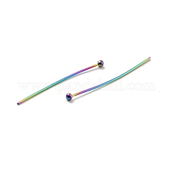 Placcatura ionica (ip) perni a testa sferica in acciaio inossidabile 304&nbsp;LS-STAS-E156-03M-03
