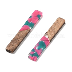 Pendenti in resina e noce&nbsp;FIND-R051-07A