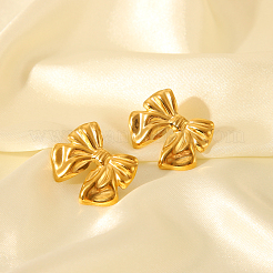 Boucles d'oreilles papillon en acier inoxydable 304 de style français&nbsp;CG5144