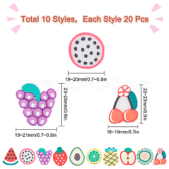 Handgemachter Ton-Cabochon&nbsp;CLAY-SC0001-07