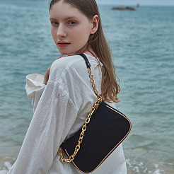 Bandoulière en cuir de vachette&nbsp;FIND-WH0056-27G-01