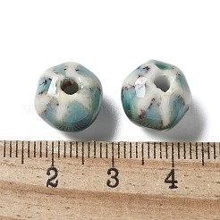 Perles de citrouille en porcelaine vintage&nbsp;PORC-L080-H03
