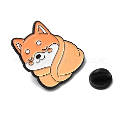 Shiba inu con spille smaltate a forma di coperta&nbsp;JEWB-I055-04EB-02