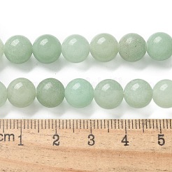 Natürlichen grünen Aventurin Perlen Stränge&nbsp;G-F591-16
