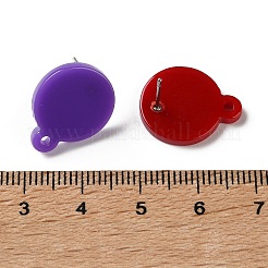 Boucles d'oreilles en acrylique&nbsp;EJEW-H181-01P