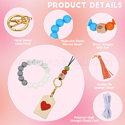 Kit de fabrication de bracelet porte-clés bricolage&nbsp;DIY-TA0004-20