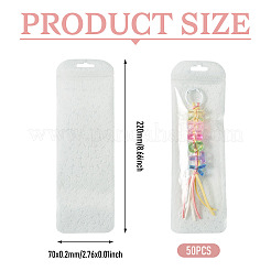 50 sachet refermable de rangement pour bracelet de montre en plastique PP&nbsp;ABAG-TADJ0003-01B