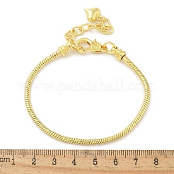 Schlangenketten Armbänder aus Messing&nbsp;BJEW-S158-16G