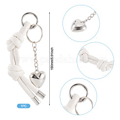 Porte-clés en similicuir et plastique&nbsp;KEYC-TAC00082