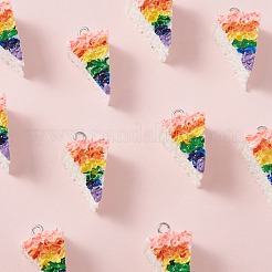 Pendentifs en résine opaque&nbsp;RESI-CJ0002-39