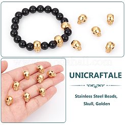 8 Stück 304 Edelstahlperlen&nbsp;STAS-UN0059-64C