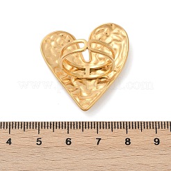 Anillos de puño de acero inoxidable 304&nbsp;RJEW-D306-16G