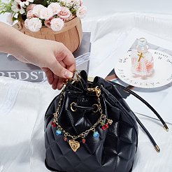 1 chaîne décorative en laiton pour sac&nbsp;HJEW-SC0003-25