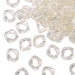 Transparentem Acryl Verknüpfung Ringe&nbsp;PACR-R246-053