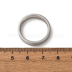 201 anelli a fascia larga in acciaio inossidabile&nbsp;RJEW-K252-02B-P