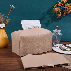 Aufbewahrungsbox für Taschentücher aus PU-Leder&nbsp;AJEW-WH0609-769A