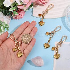 Decorazioni pendenti a forma di cuore in acciaio inossidabile 304&nbsp;HJEW-WH0068-97