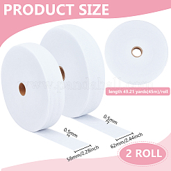 2 rouleau de 2 styles de tissu non tissé en coton pour le bricolage&nbsp;DIY-BC0014-23B