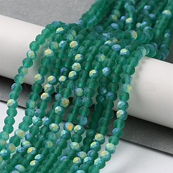 Nachahmung Jade Glasperlen &nbsp;LS-EGLA-A034-T3mm-MB18