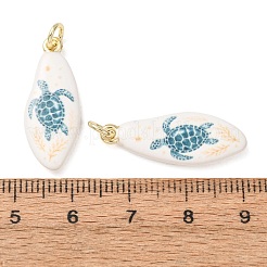 Pendentifs en laiton imprimés&nbsp;KK-CBA3895-02B-G