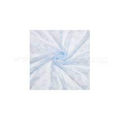 Tissu à mailles en polyester à motif de flocons de neige&nbsp;DIY-WH0581-12A